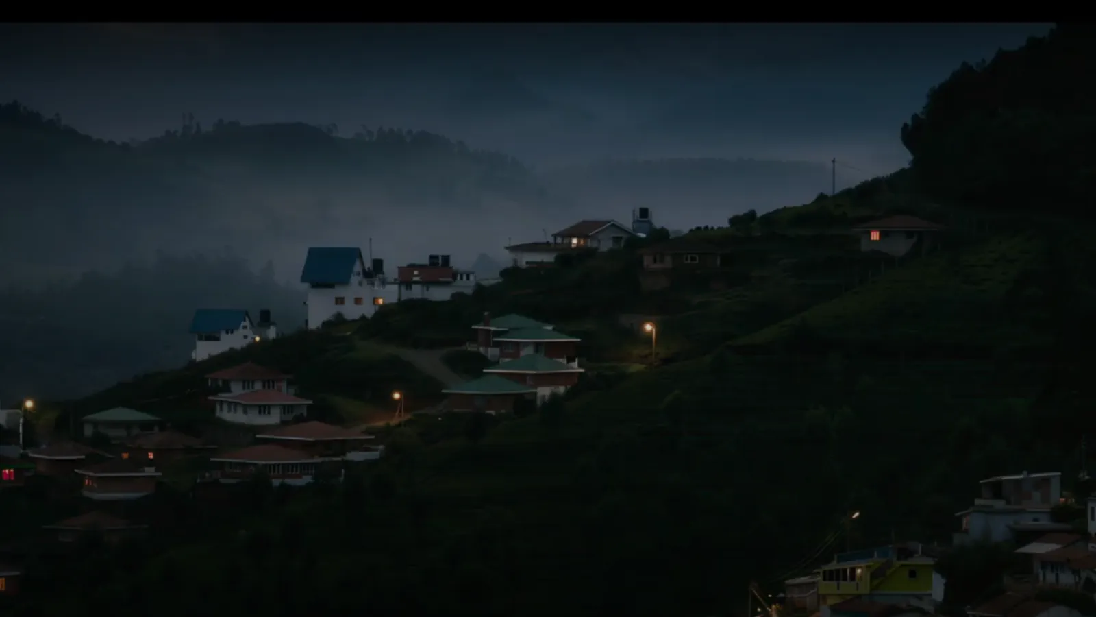 Deadline Day’s live website opening on a cinematic night landscape from its film work
